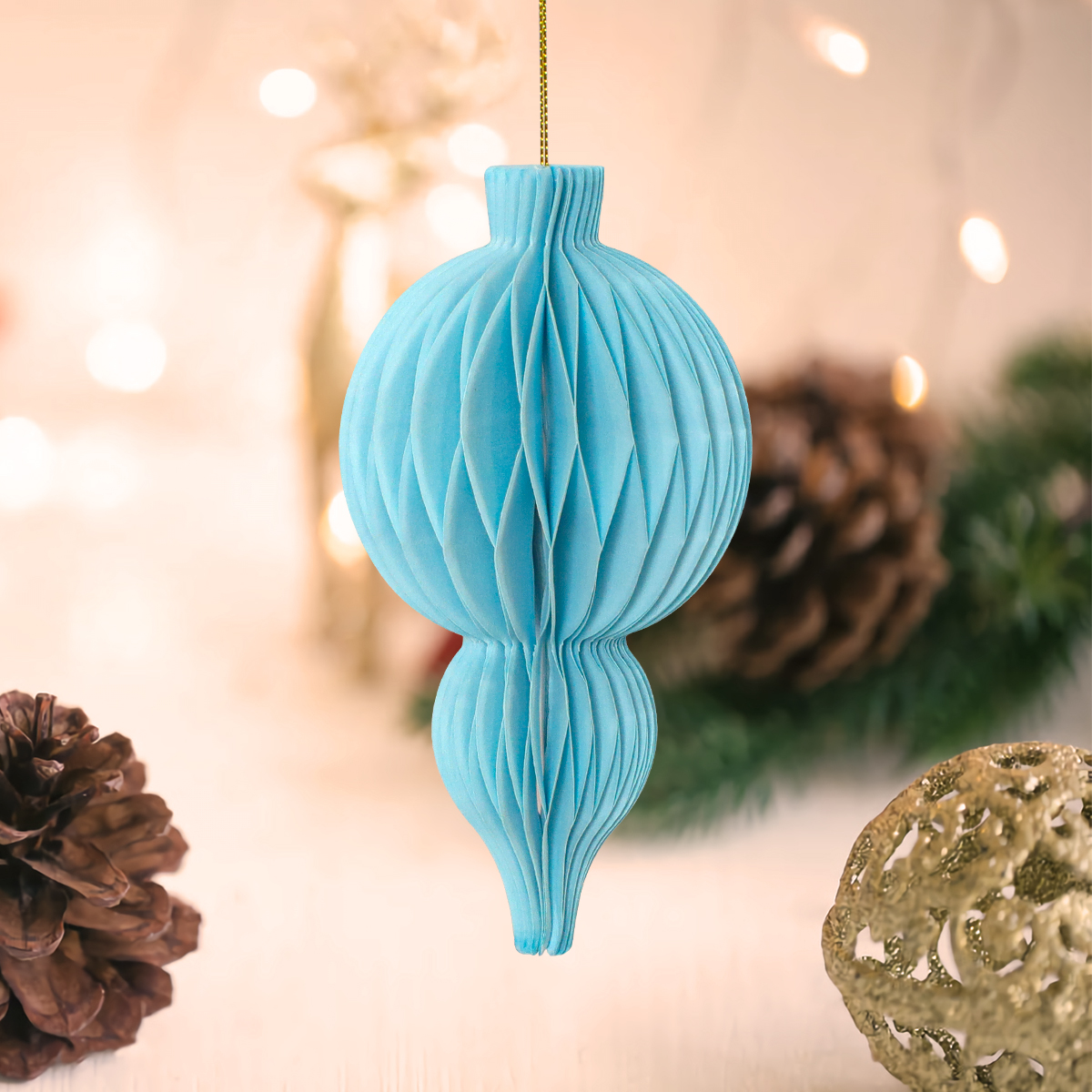 Paper Honeycomb Ornaments